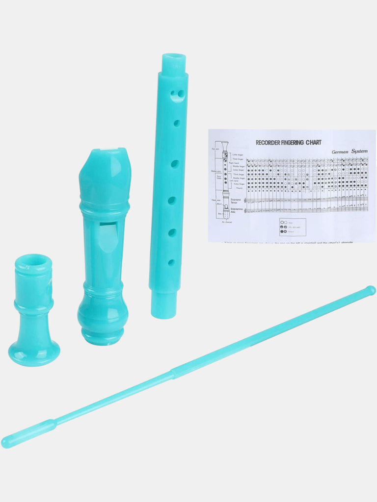 8 Hole ABS Clarinet German Style Treble Flute C Key For Kids Children 8 Holes Student Children Flute Recorders PP Material - Green