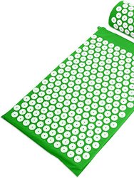 Acupuncture Mattress Mat Back Pain Relief and Neck Pain Relief - Green