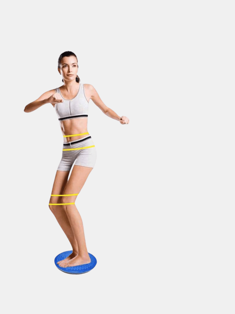 Aerobic waist twisting foot disc & Jaw Exerciser for Men Women Pack - Bulk 3 Sets