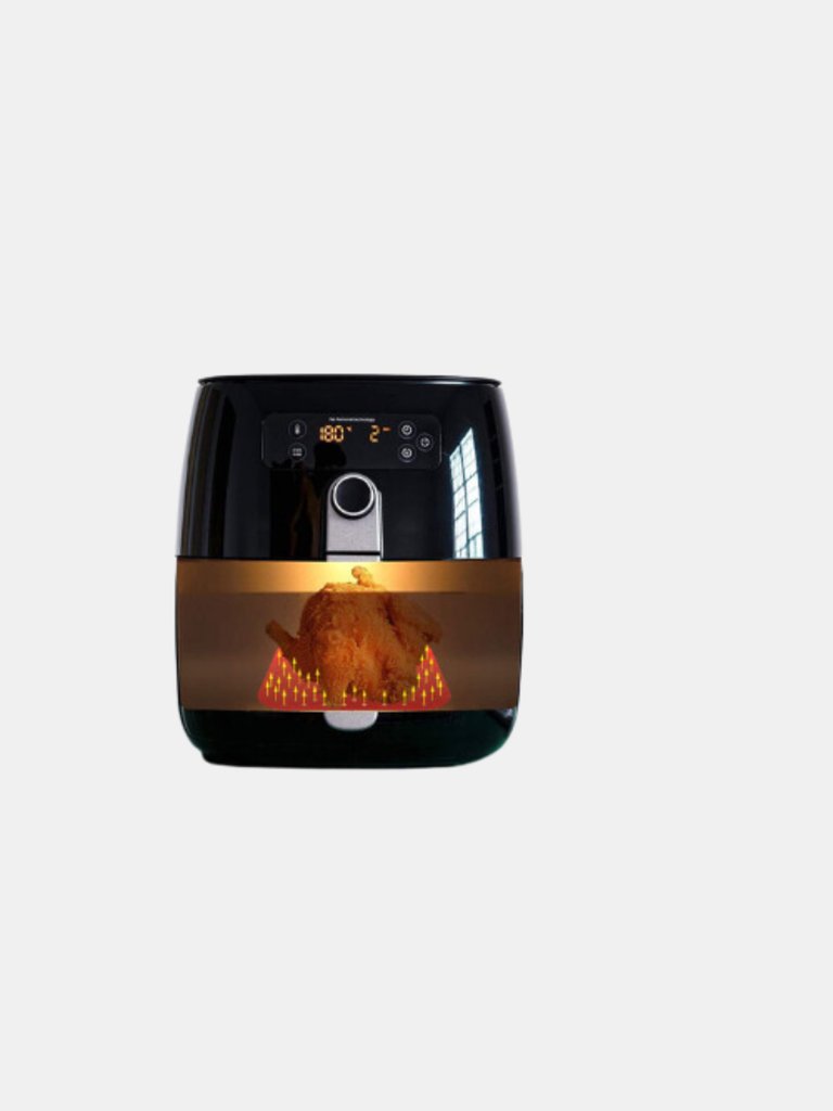 Air Fryer Non-Stick Cookware Oil Mats - Maroon