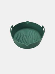 Air Fryer Oven Baking Tray Extra thickness With Ear Loops - Green
