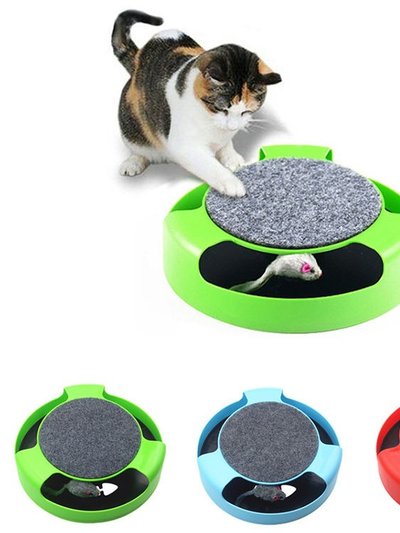 Vigor All Cats Interactive Cat Tunnel Toy Moving Mouse Rotating Smart Toys for Cat - Bulk 3 Sets product