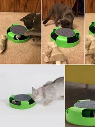 All Cats Interactive Cat Tunnel Toy Moving Mouse Rotating Smart Toys For Cat