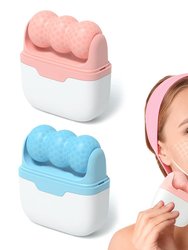 Anti-Aging Skin Care Dual Ice Roller For Face Tighten Ice Face Roller - Bulk 3 Sets