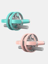 Automatic Rebound Abdominal Roller Wheel & Ab Wheel Slide 4 Wheel Roller With Resistance Band - Bulk 3 Sets