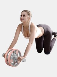 Automatic Rebound Abdominal Roller Wheel & Ab Wheel Slide 4 Wheel Roller With Resistance Band