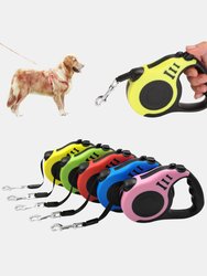 Automatic Telescopic Tractor Retractable Dog Leash, Pet Rope - Red