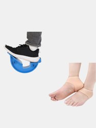 Auxiliary Board Foot Stretcher & Ankle Silicone Gel Heel Pad Pack - Bulk 3 Sets