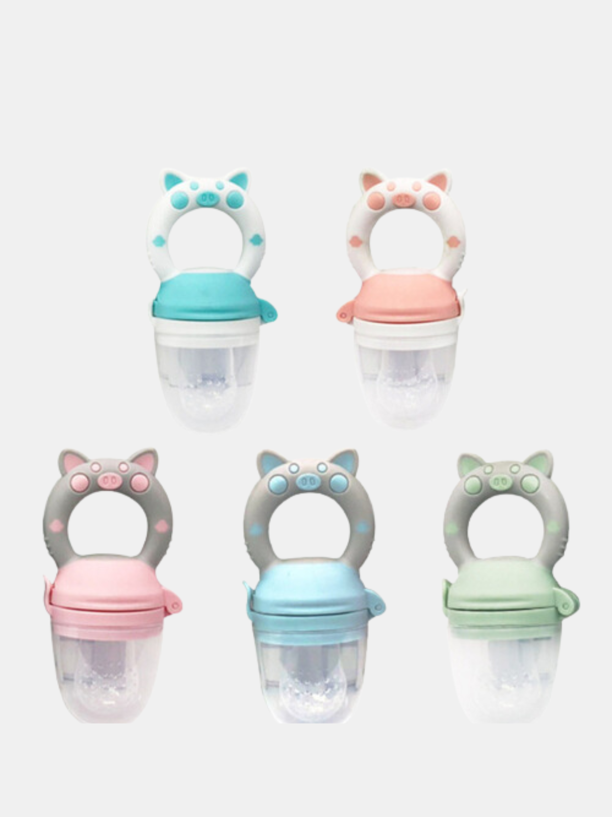 Baby Silicone Nipple Feeder Utensils Fruit And Vegetable Food Supplement  Teether Infant Solid Feeding Food Pacifier Soother