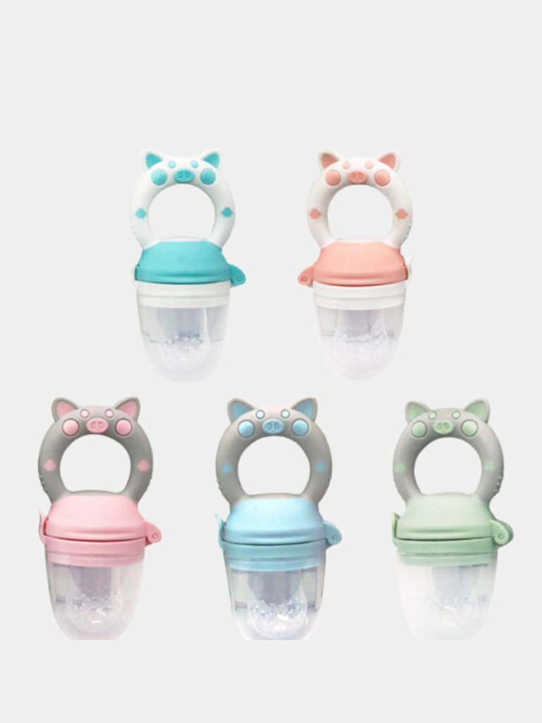Baby Fruit Food Feeder Pacifier Infant Fruit Teething Teether Toy for 3-24 Month