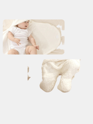 Baby Soft Plush Warm Newborn Infant Bear Shaped Hooded Swaddle Blankie Wearable Swaddle Sleeping Bag For Infant Boys Girls