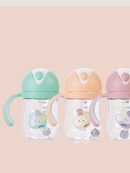 Baby Soft Spout Sippy Cups, Learner Cup With Removable Handles, Leak-Proof, Spill-Proof, A Straw Brush, Break-Proof Cups For Toddlers Infant