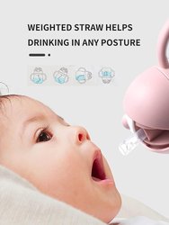 Baby Soft Spout Sippy Cups, Learner Cup With Removable Handles, Leak-Proof, Spill-Proof, A Straw Brush, Break-Proof Cups For Toddlers Infant