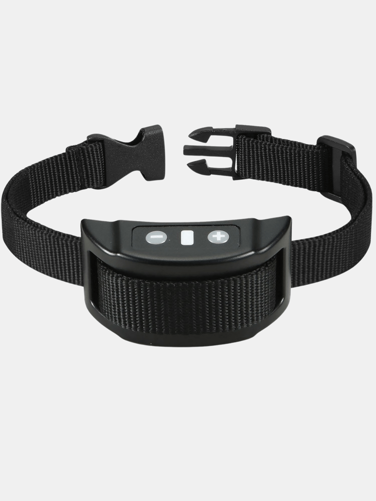 Bark Collar Rechargeable Anti Barking Dog Training Collar, Adjustable Shock Collar for Dogs, Waterproof Dog Control Collar. - 1 Pack (Black)