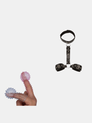 BDSM Wrist Bondage & Wolf Ring Combo Pack