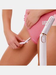 Bikini Shaver And Trimmer Hair Remover For Women, Dry Use Electric Razor, Personal Groomer For Intimate Ladies Shaving, No Bump - Bulk 3 Sets