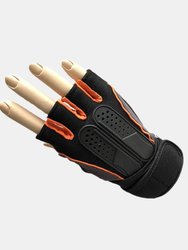 Black Fitness Gym Weight Lifting Gloves For Men Driving Bike