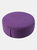 Buti Custom Cotton Crescent Chakra Filled Floor Round Buckwheat Wholesale Design Zafu Yoga Bolster Pillow Meditation Cushion - Purple