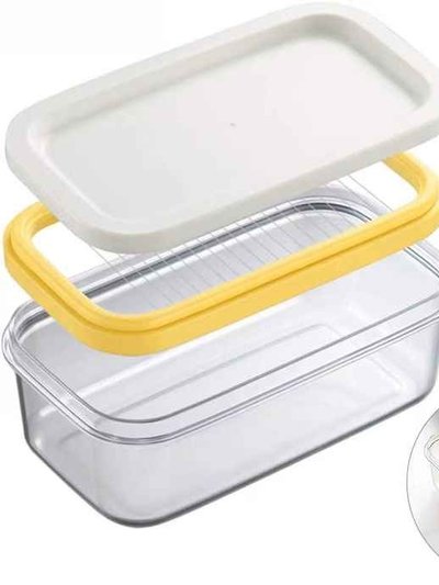 Vigor Butter Slicer Cutter Container Dish With Lid For Fridge product