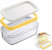 Butter Slicer Cutter Container Dish With Lid For Fridge