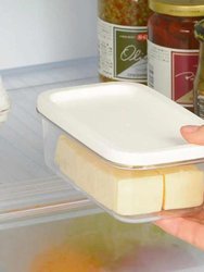 Butter Slicer Cutter Container Dish With Lid For Fridge