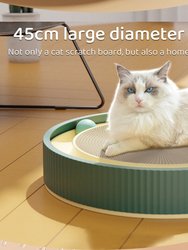 Cat Wheel Funy Scratching Board With 3 Balls - Bulk 3 Sets
