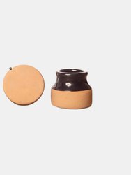 Ceramic Match Holder With Striker Match Jar - Bulk 3 Sets