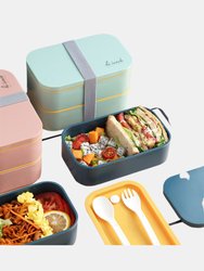 Collapsible Water Bottle & Bento Box Outdoor Combo Pack