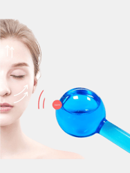Cooling Ice Globes Facial Massager Tool Face Neck Lifting Body Cryo Sticks - 2 Pcs