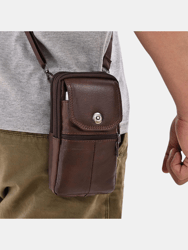 Crossbody Bag First Layer Vintage Waist Pack Perfect For Protecting Cell Phones, Cigarettes And Lighters