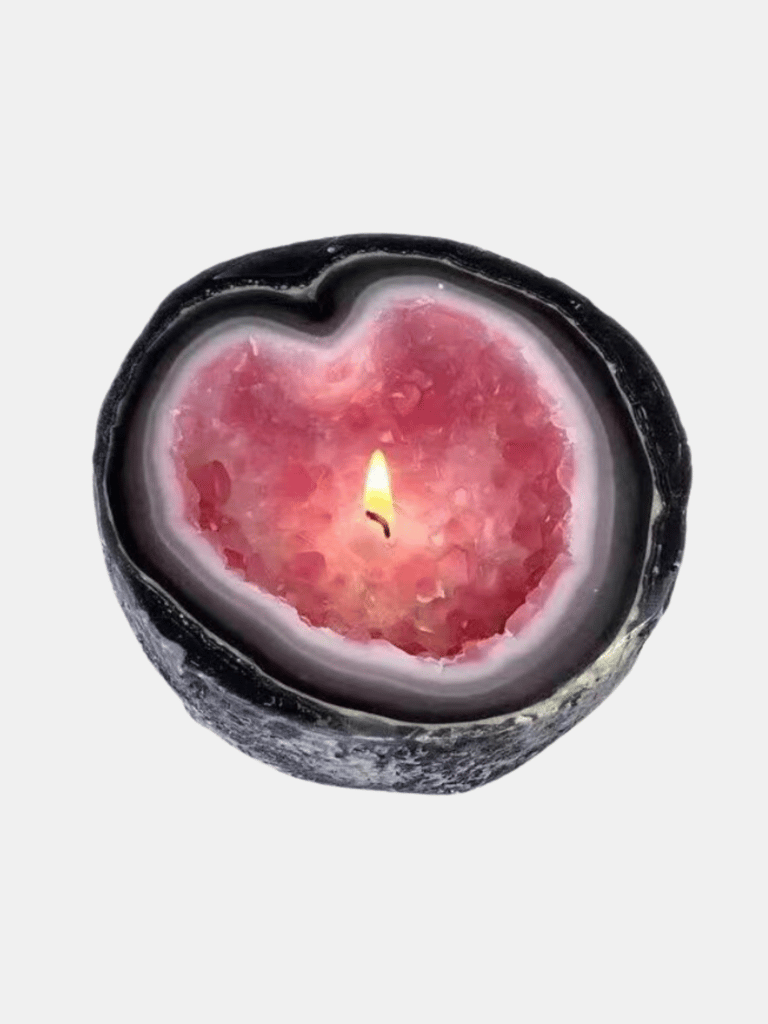 Crystal Cave Candle Holder Crystal Cave Is Made Of Vintage Resin Crafts Applicable Home Tabletop Ornaments Candlelight