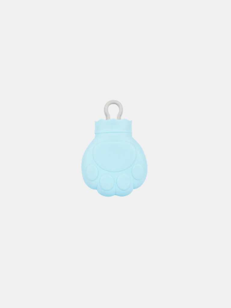 Cute Paw Shape Hot Water Stress Relief Warmer Bag - Blue