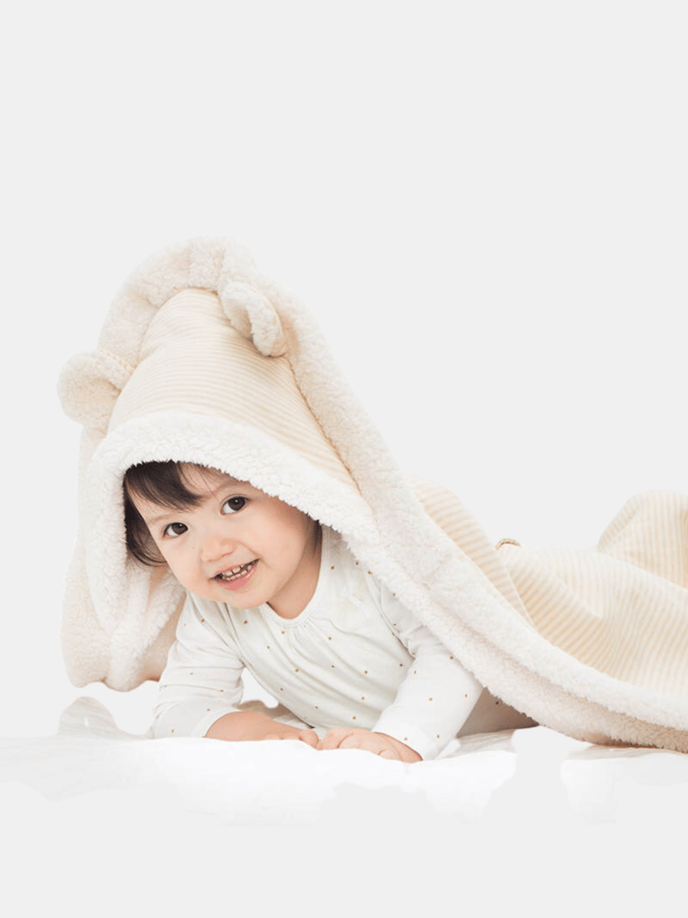 Cute Robe For Your New Born Baby, Perfect For Gifts Boy Or Girl - White