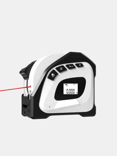Vigor Display Laser Tape Measure 40M Rechargeable Measurement Tool 5M Laser Measuring Tape Distance Meter - Bulk 3 Sets product