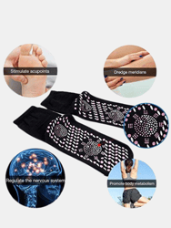 Dotted With Comfortable Grip Tourmaline Socks