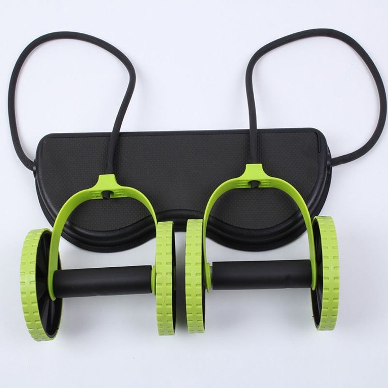 Double Ab Roller Wheel Fitness Abdominal Muscle Trainer - Bulk 3 Sets