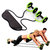 Double Ab Roller Wheel Fitness Abdominal Muscle Trainer