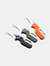 EDC Pocket Folding Knife Keychain Knives, Box Seatbelt Cutter, Rescue EDC Gadget, Key Chains For Women Men Everyday Carry - Bulk 3 Sets