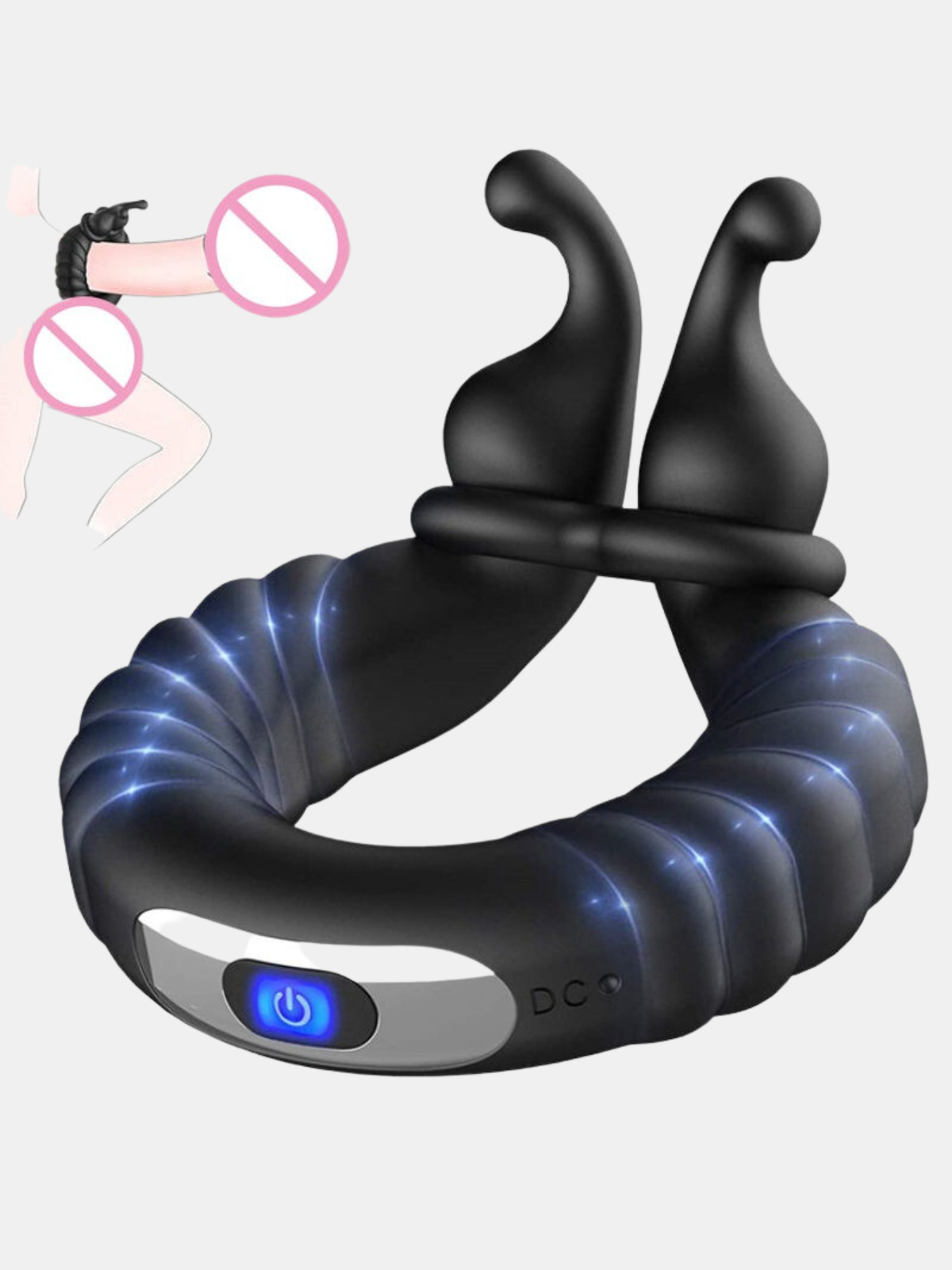 Vigor Ejaculation Delay Pleasure Penis Ring Vibrating Rings Sex Toys Men  Vibrator - Bulk 3 Sets | Verishop