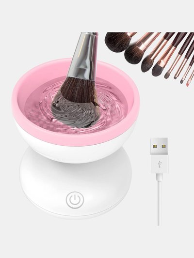 Vigor Electric Makeup Brush Cleaner Wash Makeup Brush Cleaner Machine Fit for All Size Brushes Automatic Spinner Machine, Brush Cleaner(Bulk 3 Sets) product