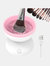 Electric Makeup Brush Cleaner Wash Makeup Brush Cleaner Machine Fit for All Size Brushes Automatic Spinner Machine, Brush Cleaner(Bulk 3 Sets)