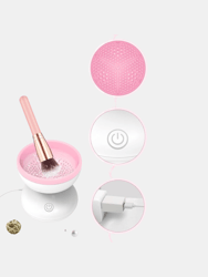 Electric Makeup Brush Cleaner Wash Makeup Brush Cleaner Machine Fit for All Size Brushes Automatic Spinner Machine, Brush Cleaner(Bulk 3 Sets)