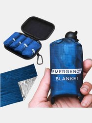 Emergency Blankets Extra Large Thermal Foil Space Blankets For Camping - Bulk 3 Sets