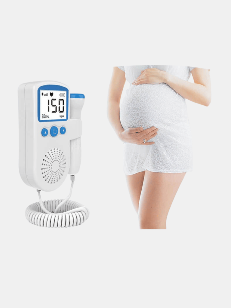 Fetal Doppler Baby Heart Monitor For Pregnancies - Blue