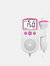 Fetal Doppler Baby Heart Monitor For Pregnancies - Pink