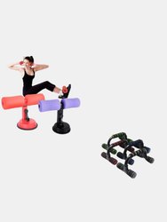 Fitness Push-Up Pole & Push-Ups Sit-Ups Assistant Tool Pack
