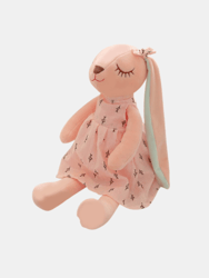 Flower Skirt Couple Rabbit Doll Plush Toy Long Legs - Pink Dress