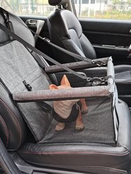 Foldable Luxury Dog Car Seat Bed Adjustable Car Dog Seats Waterproof Small Dog Car Seat Pet