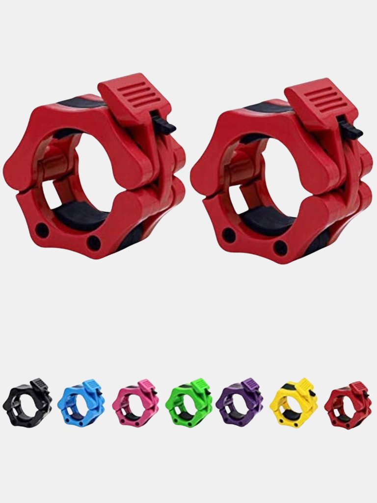 Gym Fitness Accessories Magnetic Open Face Barbell Collar Clip Clamps