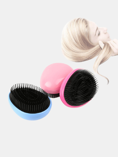 Vigor Hair Care Comb Massage Hairbrush Tangle Egg Shaped Detangling - Bulk 3 Sets product